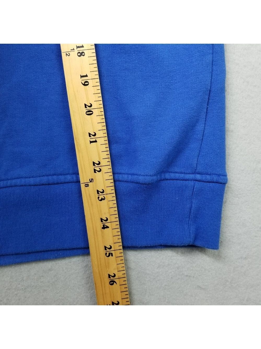 Abercrombie & Fitch Sweatshirt Boys Kids Size 15/16 L Blue Crewneck Moose Logo - Picture 6 of 9